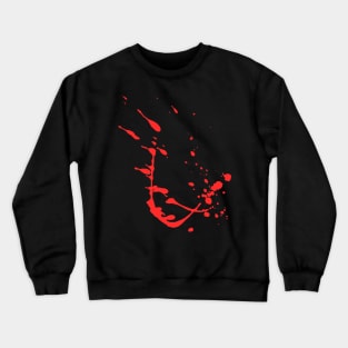 Blood Splatter Crewneck Sweatshirt